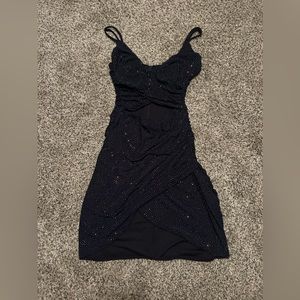 Gown Tastic dark blue prom/homecoming dress with shoes